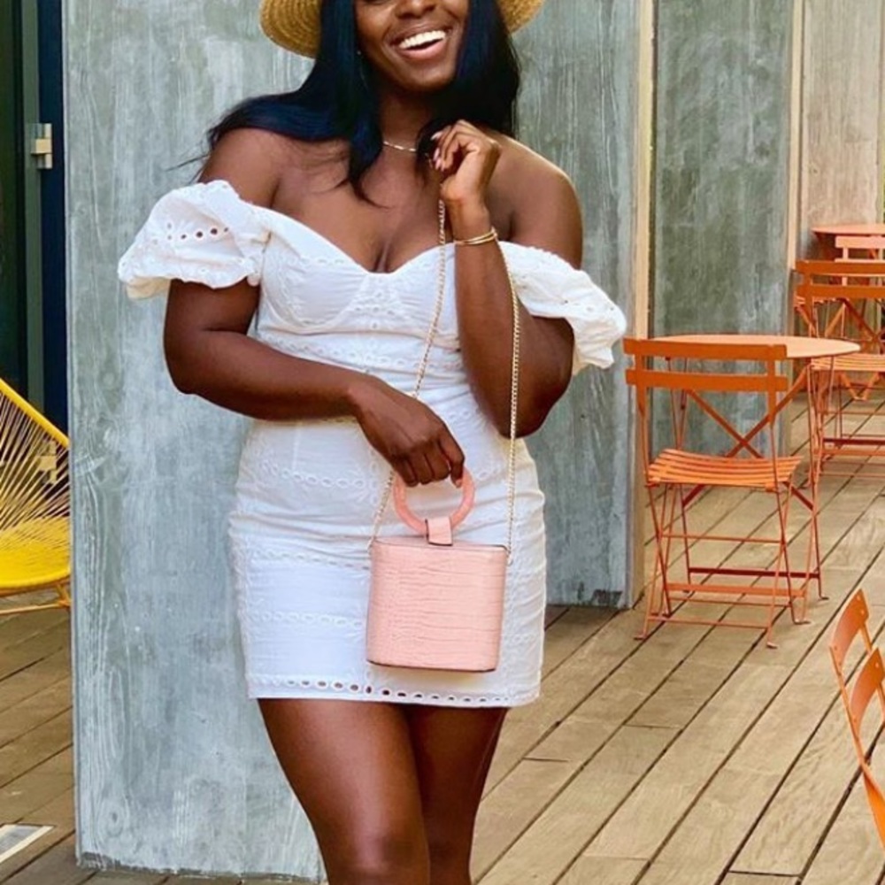 Revolve Superdown Mini White Dress